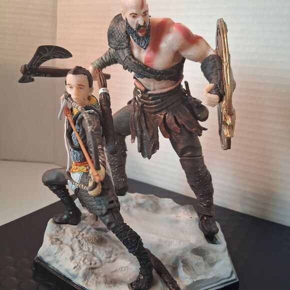 God of War Kratos Atreus Action Figure Collectible Model 1/10 Scale 6" - Picture 2 of 10